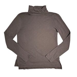 Madewell Brown 100% Cotton Long Sleeve Turtleneck Womens XS